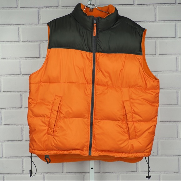 Old Navy Other - Old Navy XL down filled reversible vest orange